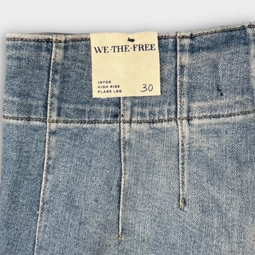 NEW Free People We the Free Jayde Flare Jeans Size 30 - Picture 9 of 13